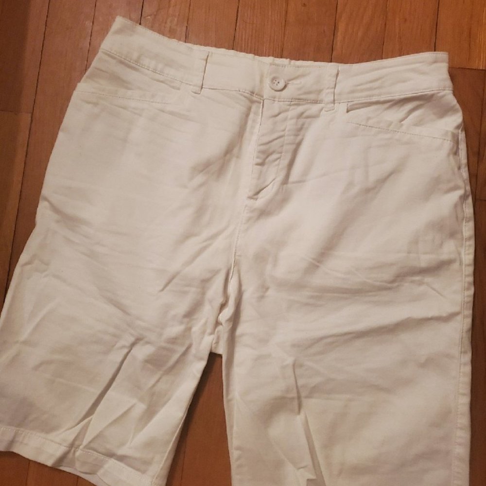 White Bermuda Shorts